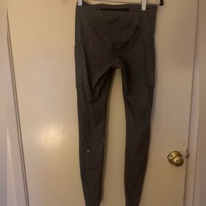 Lululemon Speed Up High-Rise Tight 28" - Heathered Deep Coal - Size 6